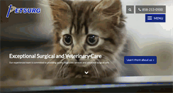 Desktop Screenshot of petsurg.com